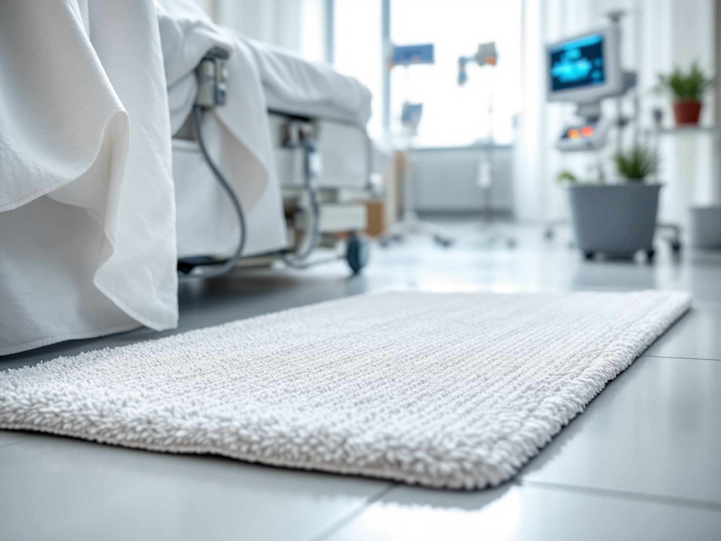 Hospital Bath Mat - Anti-Slip Terry